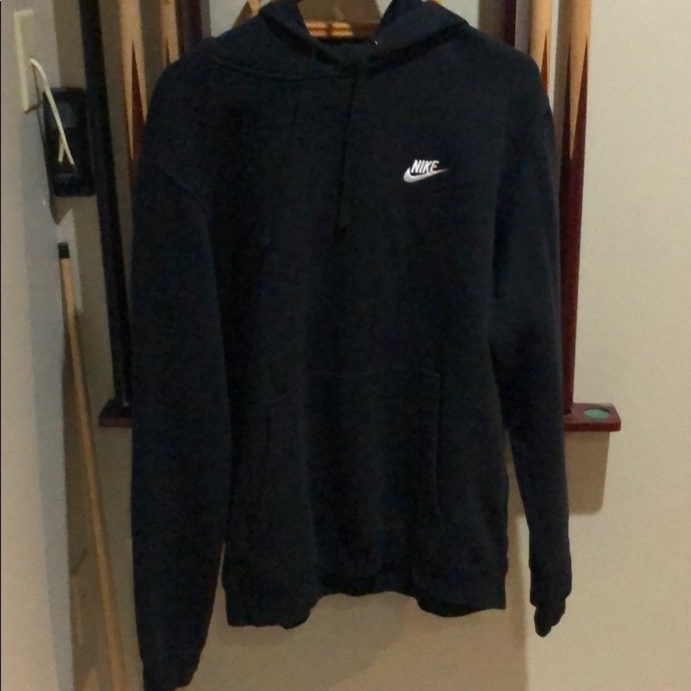 Men’s large black nike hoodie